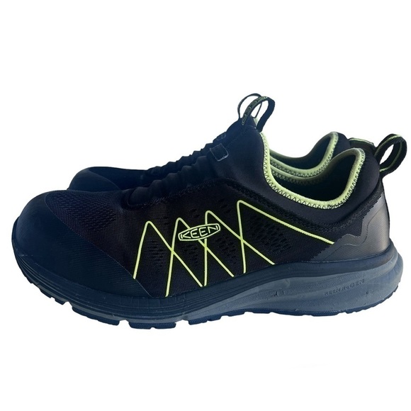 Keen Utility Shoes Mens 11D Black Vista Energy Carbon Toe Safety Work Steel Toe - Picture 10 of 11